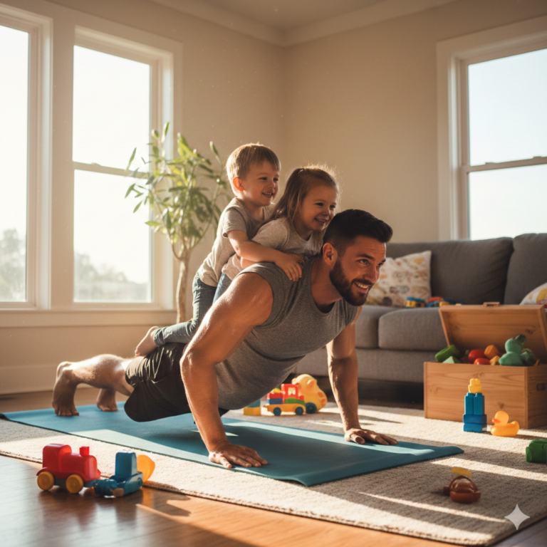 The 20-Minute Home Workout Plan for Busy Dads (No Gym Needed)